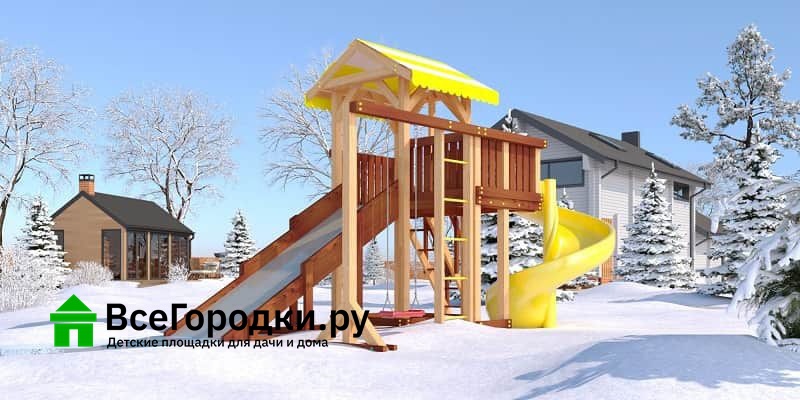 Детская игровая площадка Савушка 4 сезона 9